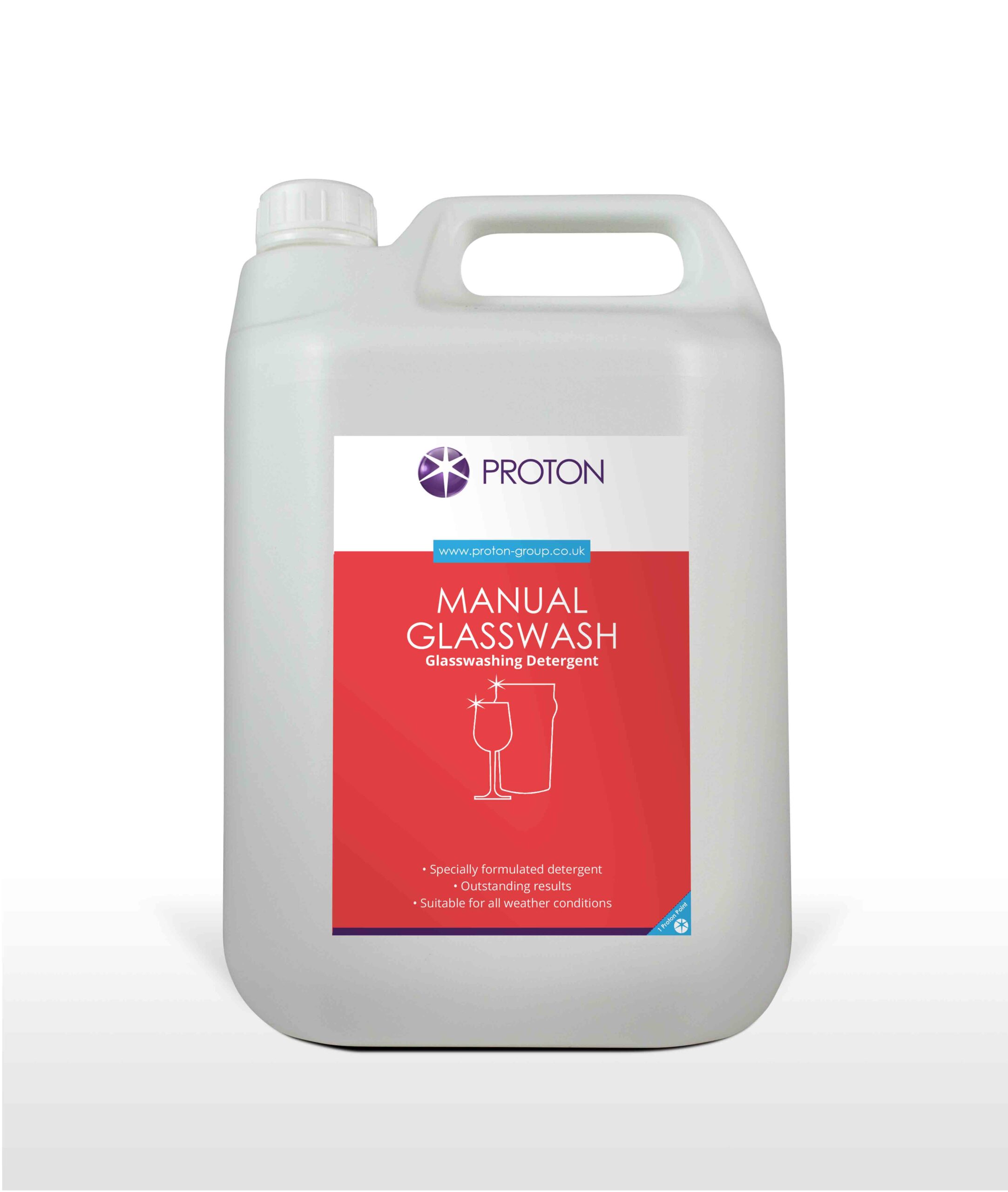 Manual Glasswash Detergent 2x5L